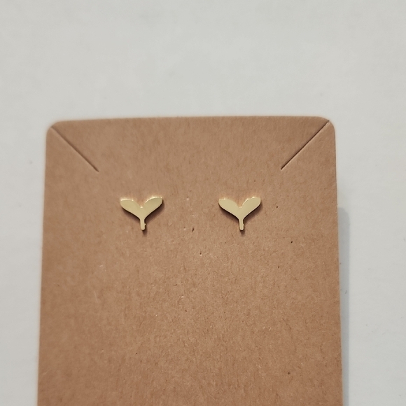 Source Unknown Jewelry - Gold NWOT Stainless Steel Fly8ng Birds Stud Earrings
